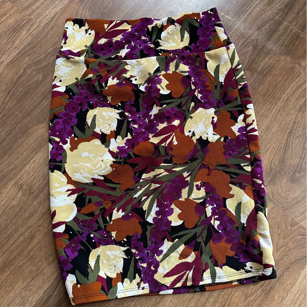 LulaRoe Multicolor Pencil Skirt